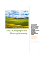 Meeting summary from Nov 12, 2020 RCIS Symposium via Zoom.  Liz O'Donoghue, Francie Mitchell, Amanda DeMarco