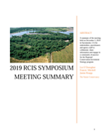 Meeting summary from Dec 3, 2019 RCIS Symposium in Sacramento CA.  Liz O'Donoghue, Francie Mitchell, Janine Knapp